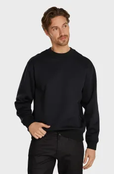 Мужской черный свитшот LOGO TAPE Черный L Calvin Klein Jeans J30J326145