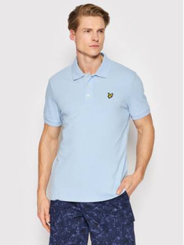 Lyle & Scott Поло Plain SP400VOG Блакитний Regular Fit Lyle & Scott Поло Plain SP400VOG Блакитний Regular Fit
