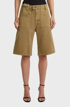 Женские бежевые джинсовые шорты Bermuda Бежевый 27 G-Star RAW D28521,E078