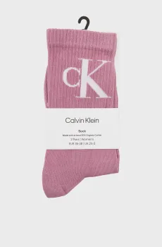 Женские носки (2 пары) MONOGRAM Разноцветный 39-42 Calvin Klein 701228811