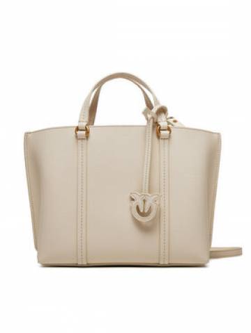 Pinko Сумка Carrie Shopper Classic PE 24 PLTT 102833 A1LF Écru Pinko Сумка Carrie Shopper Classic PE 24 PLTT 102833 A1LF Écru