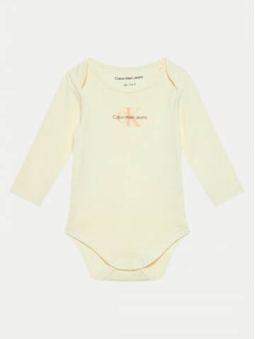 Calvin Klein Jeans Дитяче боді IN0IN00033 Жовтий Calvin Klein Jeans Дитяче боді IN0IN00033 Жовтий