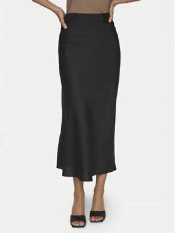 Vila Спідниця-міді Elliette 14084182 Чорний Regular Fit Vila Спідниця-міді Elliette 14084182 Чорний Regular Fit