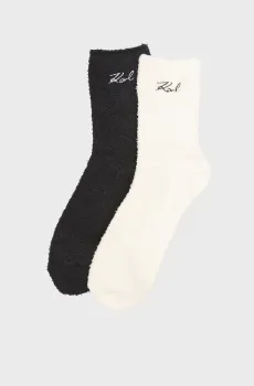 Женские носки (2 пары) signature cosy Разноцветный ONESIZE Karl Lagerfeld A4W42001