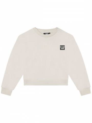 DKNY Світшот D35S98 S Бежевий Regular Fit DKNY Світшот D35S98 S Бежевий Regular Fit