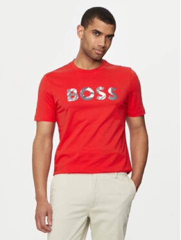 Boss Футболка Thompson 15 50513382 Червоний Regular Fit Boss Футболка Thompson 15 50513382 Червоний Regular Fit
