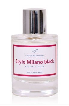 Avenue des Parfums Style Milano Black Парфюмированная вода женская, 50 мл