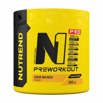 Предтренировочный комплекс Nutrend N1 Pro Preworkout Манго, в порошке, 300 г Предтренировочный комплекс Nutrend N1 Pro Preworkout Манго, в порошке, 300 г