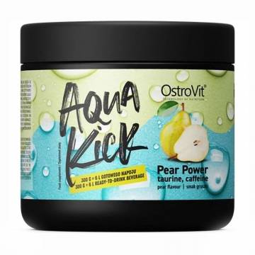 Таурин и кофеин OstroVit Aqua Kick Pear Power в порошке, 300 г