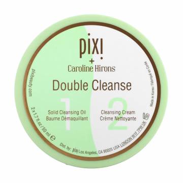 Очищающее средство 2в1 для лица Pixi Double Cleanse Solid Cleansing Oil + Cleansing Cream, 2*50 мл Очищающее средство 2в1 для лица Pixi Double Cleanse Solid Cleansing Oil + Cleansing Cream, 2*50 мл