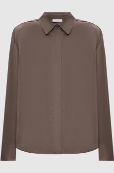 Коричневая блуза