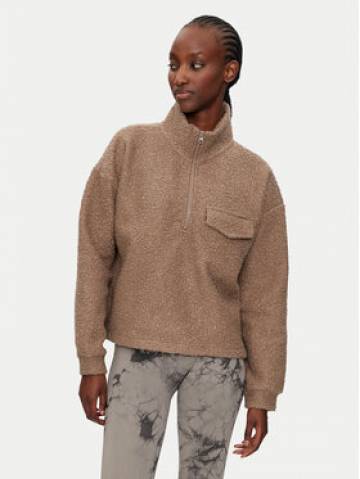Athlecia Світшот Florrie W Sherpa Half zip EA243308 Коричневий Regular Fit Athlecia Світшот Florrie W Sherpa Half zip EA243308 Коричневий Regular Fit