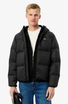 Мужская черная куртка Черный 58 Lacoste BH2905031