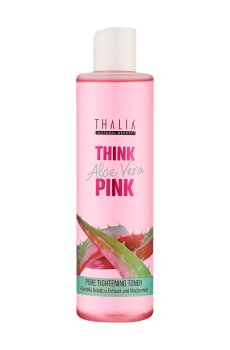Тоник для лица Thalia Think Pink Aloe Vera Pore Tightening Tonic с розовым алоэ, 250 мл