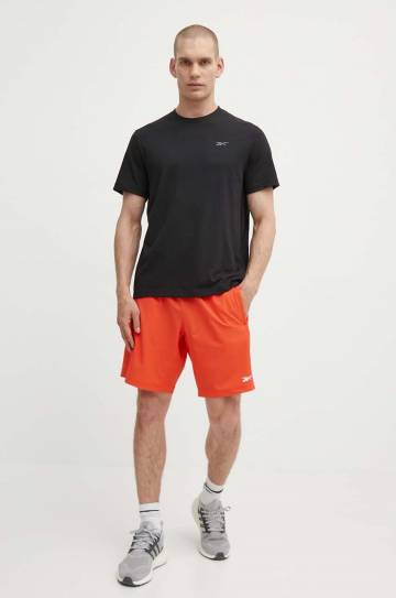 Тренировочные шорты Reebok Workout Ready цвет красный 100076412 Тренировочные шорты Reebok Workout Ready цвет красный 100076412