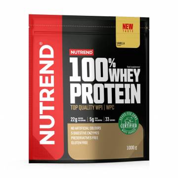 Протеин Nutrend 100% Whey Protein Ваниль, в порошке, 1 кг Протеин Nutrend 100% Whey Protein Ваниль, в порошке, 1 кг