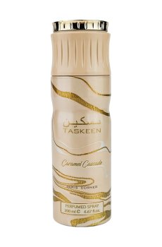 Парфюмированный спрей для тела Paris Corner Taskeen Caramel Cascade женский, 200 мл