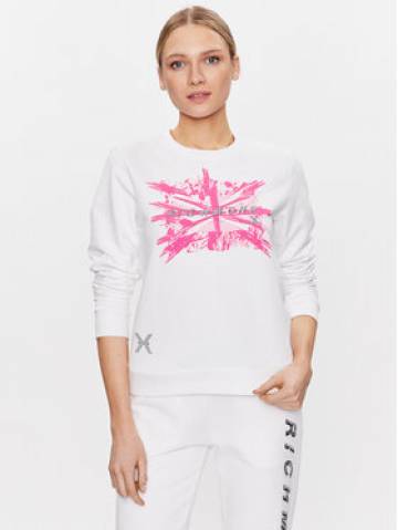John Richmond Світшот UWP23010FE Білий Regular Fit John Richmond Світшот UWP23010FE Білий Regular Fit