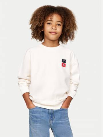 Tommy Hilfiger Світшот KB0KB09191 Écru Regular Fit Tommy Hilfiger Світшот KB0KB09191 Écru Regular Fit