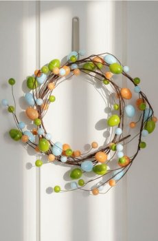 Великодня гірлянда з яйцями - різнобарвний