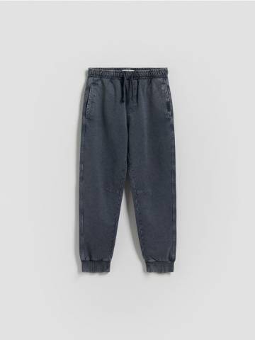 Reserved - Бавовняні джоггери - темно-синій - 784DO-59X Reserved - Бавовняні джоггери - темно-синій - 784DO-59X