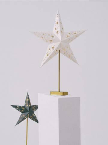 Світловий паперовий символ - білий