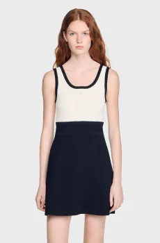 Женское платье Разноцветный 40 Sandro SFPRO04695_Black
