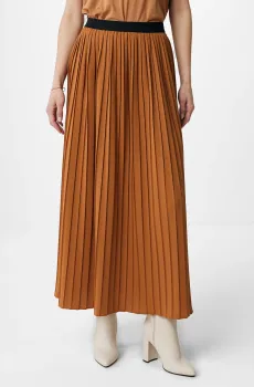 Женская рыжая плиссированная юбка Рыжий S Mexx TU1706036W