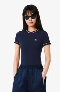 Женская темно-синяя футболка Синий 34 Lacoste TF0347GWI