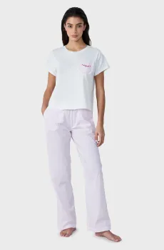 Женская белая футболка PICHOU Белый S Etam 6551767