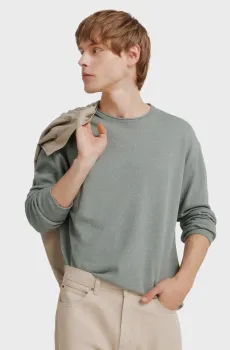 Мужской мятный джемпер Ментоловый L SPRINGFIELD 1413196