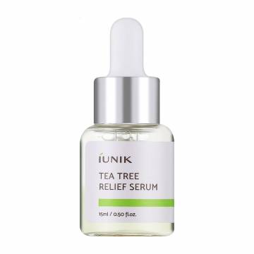 Успокаивающая сыворотка для лица IUNIK Tea Tree Relief Serum с чайным деревом, 15 мл Успокаивающая сыворотка для лица IUNIK Tea Tree Relief Serum с чайным деревом, 15 мл