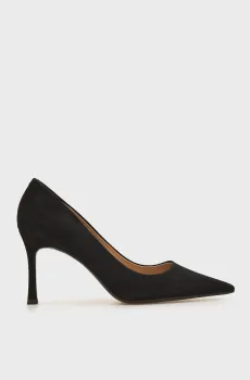 Женские черные замшевые лодочки Черный 36 PRPY PRSDS70230W