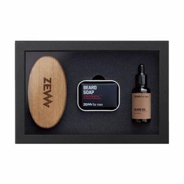 Мужской набор для бороды ZEW For Men Simple Lumberjack (щетка + мыло, 85 г + масло, 30 мл) Мужской набор для бороды ZEW For Men Simple Lumberjack (щетка + мыло, 85 г + масло, 30 мл)