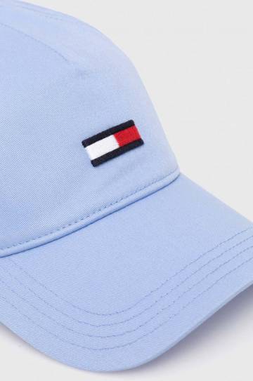 Хлопковая кепка Tommy Jeans с аппликацией AW0AW15842 Хлопковая кепка Tommy Jeans с аппликацией AW0AW15842