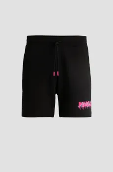 Мужские черные шорты Черный S HUGO 50510005;001