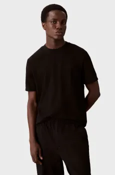 Мужская черная футболка TECH INTERLOCK Черный L Calvin Klein LV04LF209G