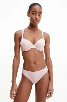 Женский пудровый бюстгальтер GHTLY LINED PC Розовый 36DD Calvin Klein 000QF4082E