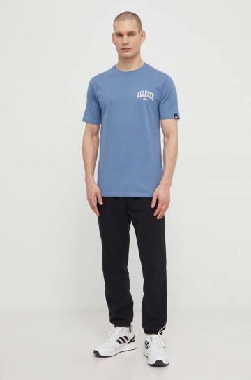 Хлопковая футболка Ellesse Harvardo T-Shirt мужская с принтом SHV20245 Хлопковая футболка Ellesse Harvardo T-Shirt мужская с принтом SHV20245