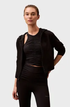 Женское черное худи Черный M Calvin Klein 000QS7270E