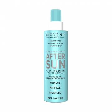 Лосьон-спрей после загара для лица и тела Biovene After Sun Ultra Hydration Lotion Spray, 200 мл Лосьон-спрей после загара для лица и тела Biovene After Sun Ultra Hydration Lotion Spray, 200 мл