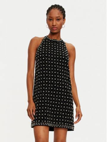 TWINSET Коктейльна сукня 242TT2241 Чорний Slim Fit TWINSET Коктейльна сукня 242TT2241 Чорний Slim Fit