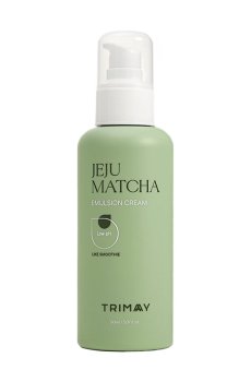 Успокаивающий крем-эмульсия для лица Trimay Jeju Matcha Low Ph Emulsion Cream с матчей, 150 мл