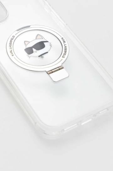 Чехол на телефон Karl Lagerfeld iPhone 15 Plus / 14 Plus 6.7 цвет белый KLHMP15MHMRSCHH Чехол на телефон Karl Lagerfeld iPhone 15 Plus / 14 Plus 6.7 цвет белый KLHMP15MHMRSCHH