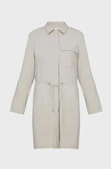 Женское бежевое платье BLEND SHIRT DRESS Бежевый M Calvin Klein K20K206616