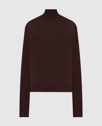 Бордовый гольф из кашемира Бордовый гольф из кашемира