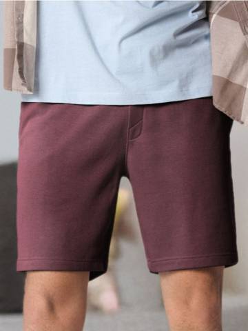 Шорти з зав’язкою - буряковий