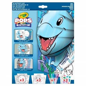 Набір для творчості Crayola Pops 3D Підводний світ (04-2805) Набір для творчості Crayola Pops 3D Підводний світ (04-2805)