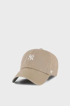 Бежевая кепка NEW YORK YANKEES BASE RUNNER Бежевый ONESIZE 47 Brand BSRNR17GWS-V1