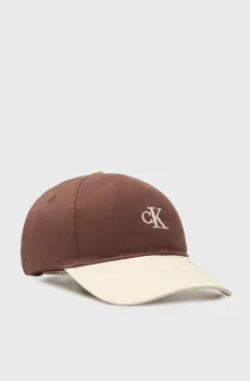 Мужская коричневая кепка MONOGRAM Коричневый ONESIZE Calvin Klein LV04G5000G